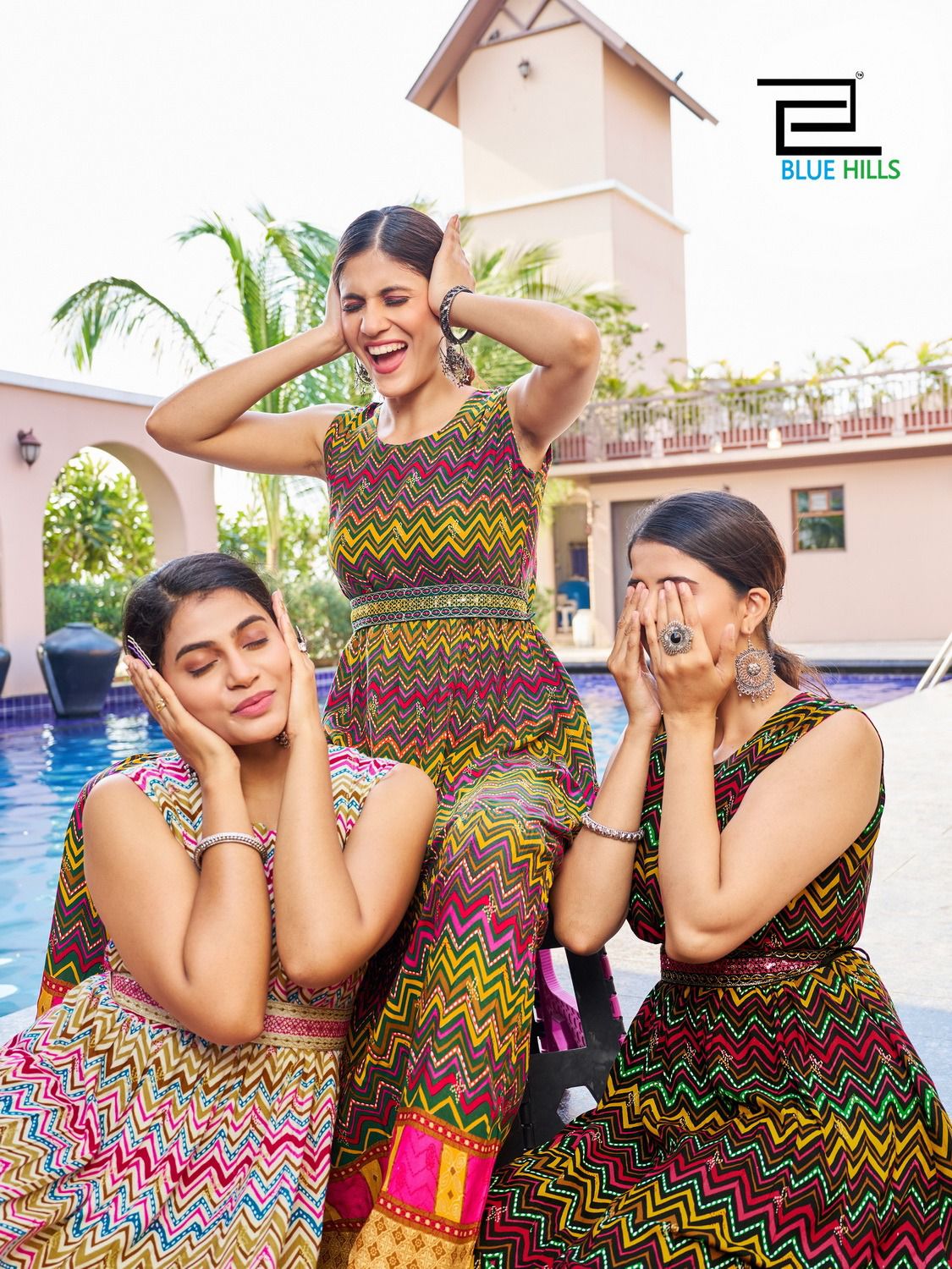 Blue Hills Rakhsha Bandhan 3 Designer Anarkali Kuris Catalog
